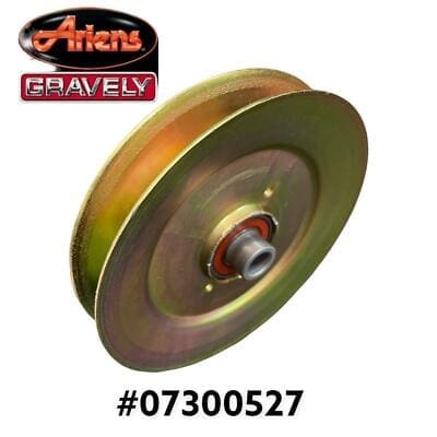 Idler Pulley Front view of Gravely Ariens idler pulley