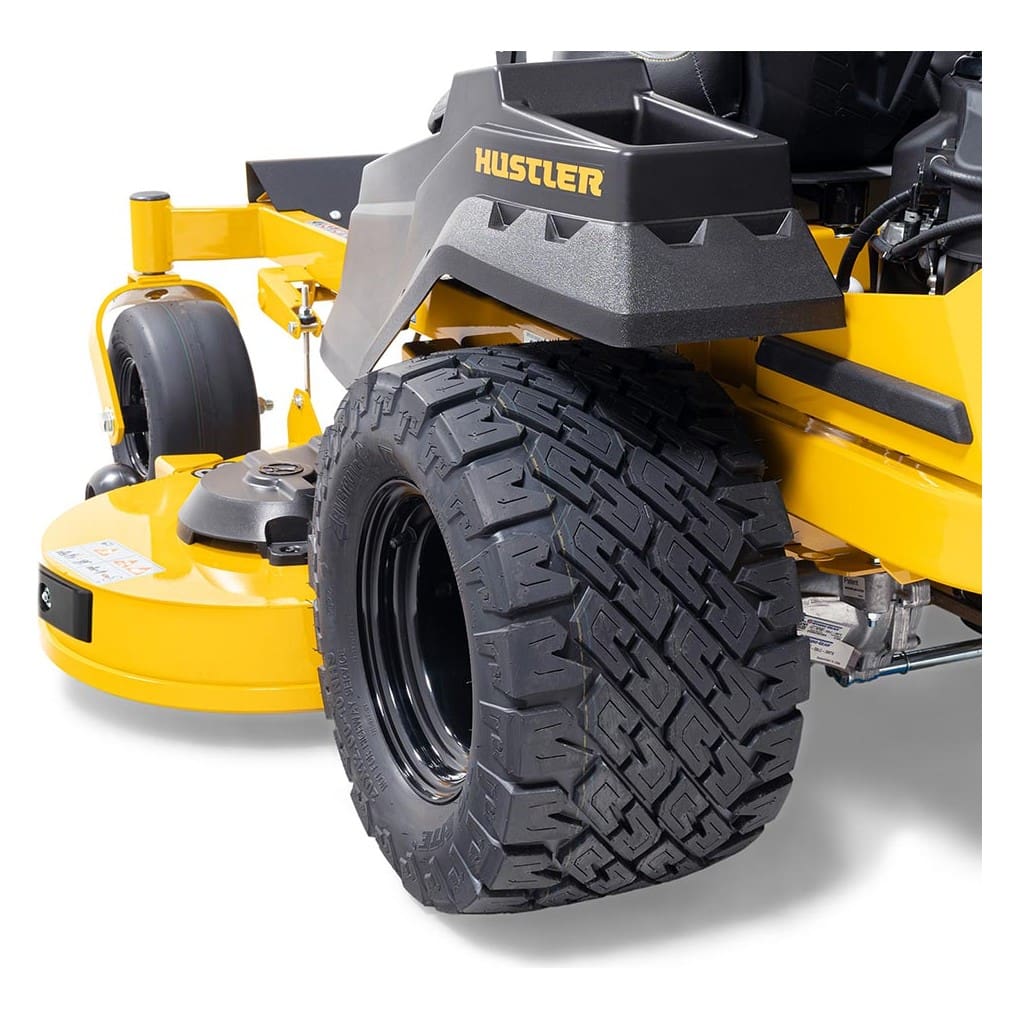 Big, grippy tyres